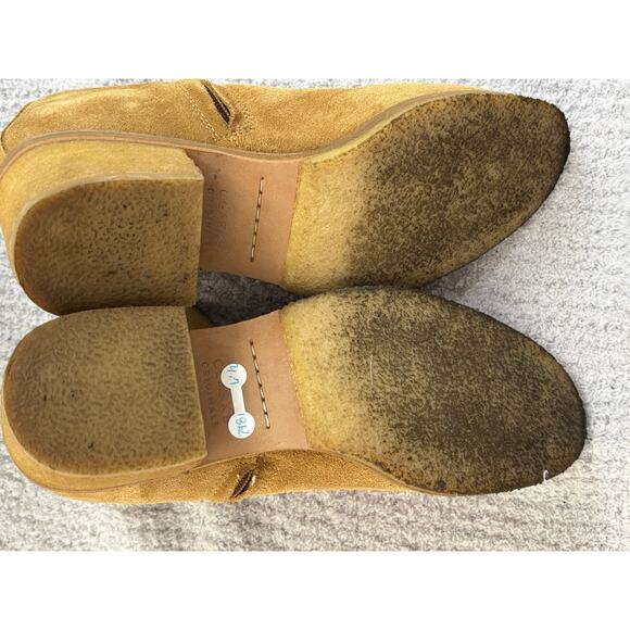 Clark's Women's Tan Suede Leather Booties Shooties Size 6.5 #64768 - Picture 6 of 8